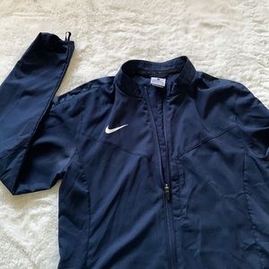 Nike navy track sweatshirt